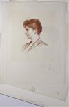 Collection of approximately 70 prints, including etchings and wood engravings.